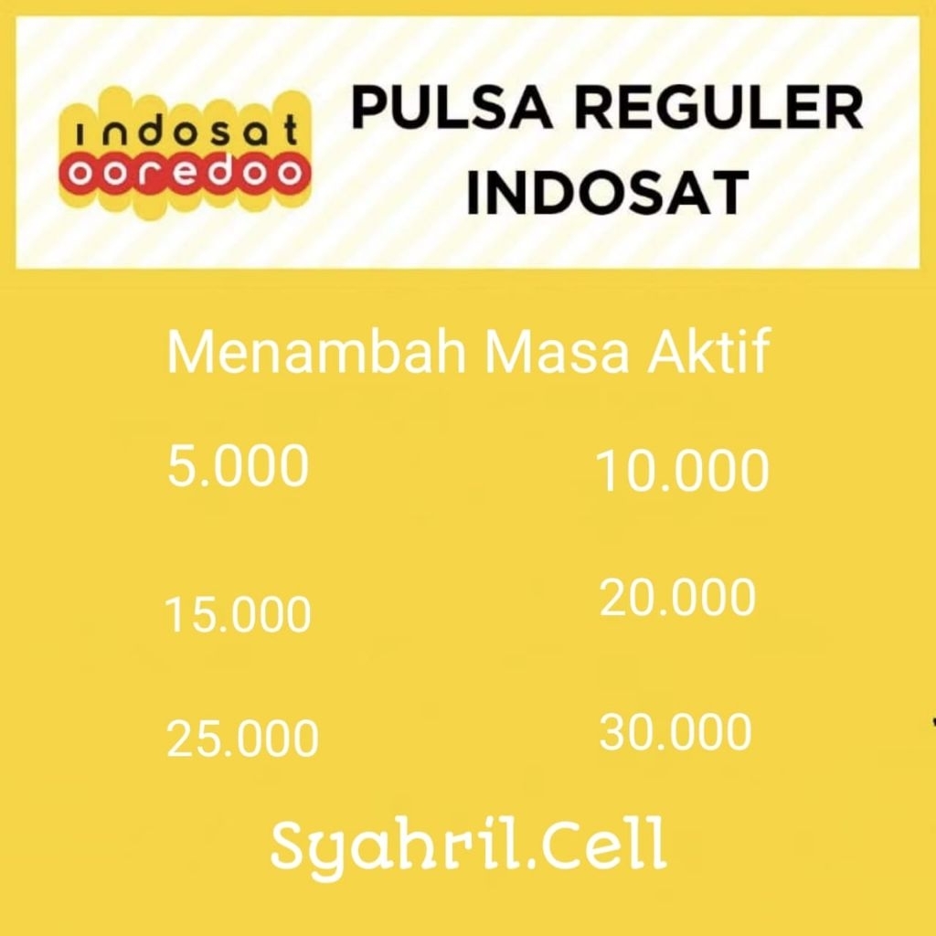 isi pulsa IM3 Indosat