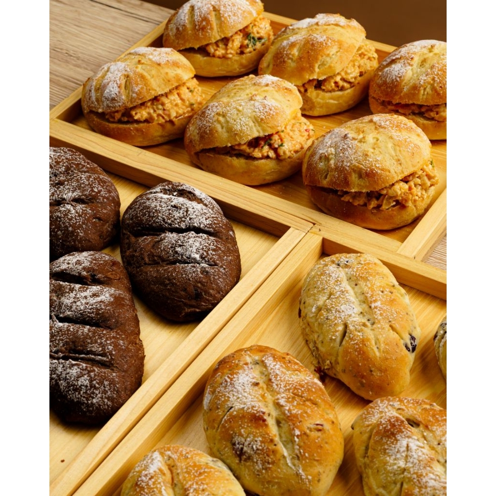 

Soft Sourdough Cranberry Cheese, Choco Cheese, Tuna Mayo