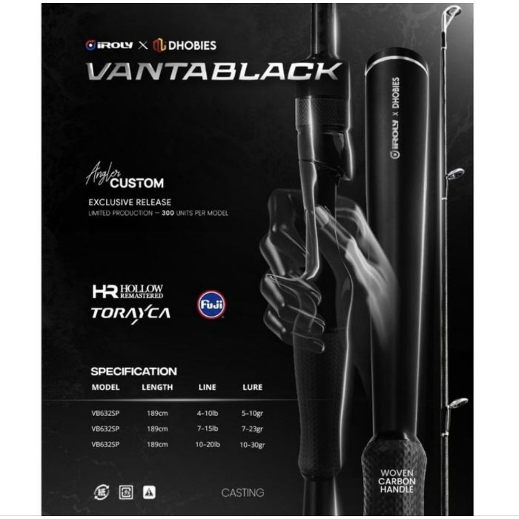 JORAN IROLY VANTABLACK 7-15LB