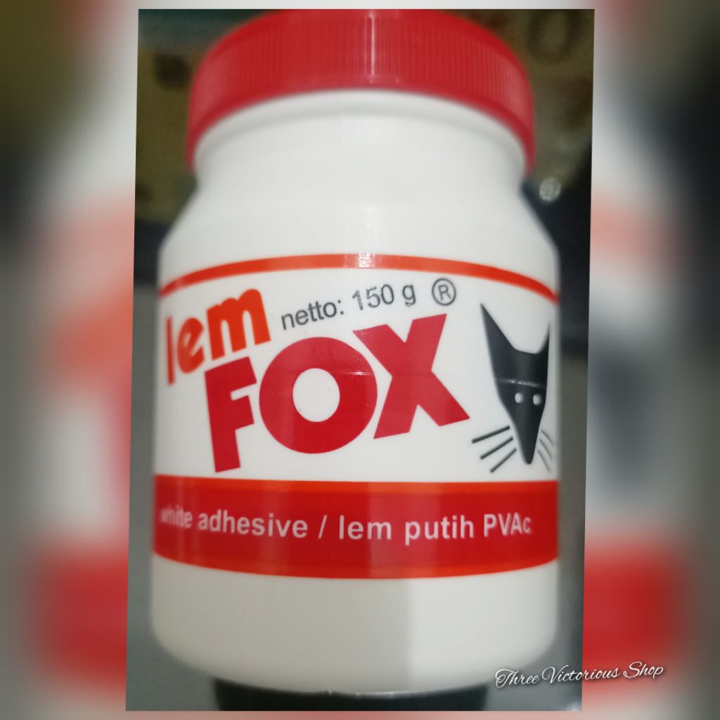 

Original lem FOX lem putih PVAc 150 gr