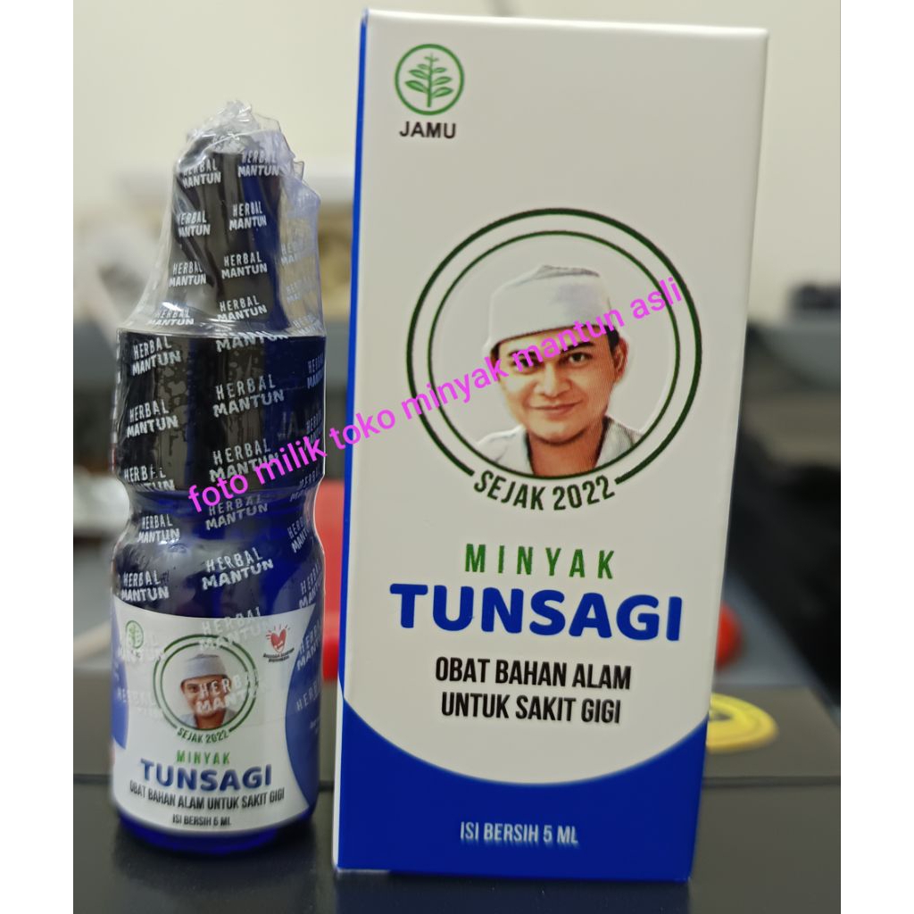 Tunsagi/Herbal sakit Gigi/ Gusi//original 100% Mbah mijan isi 5ml/obat sakit gigi ampuh/obat sakit g