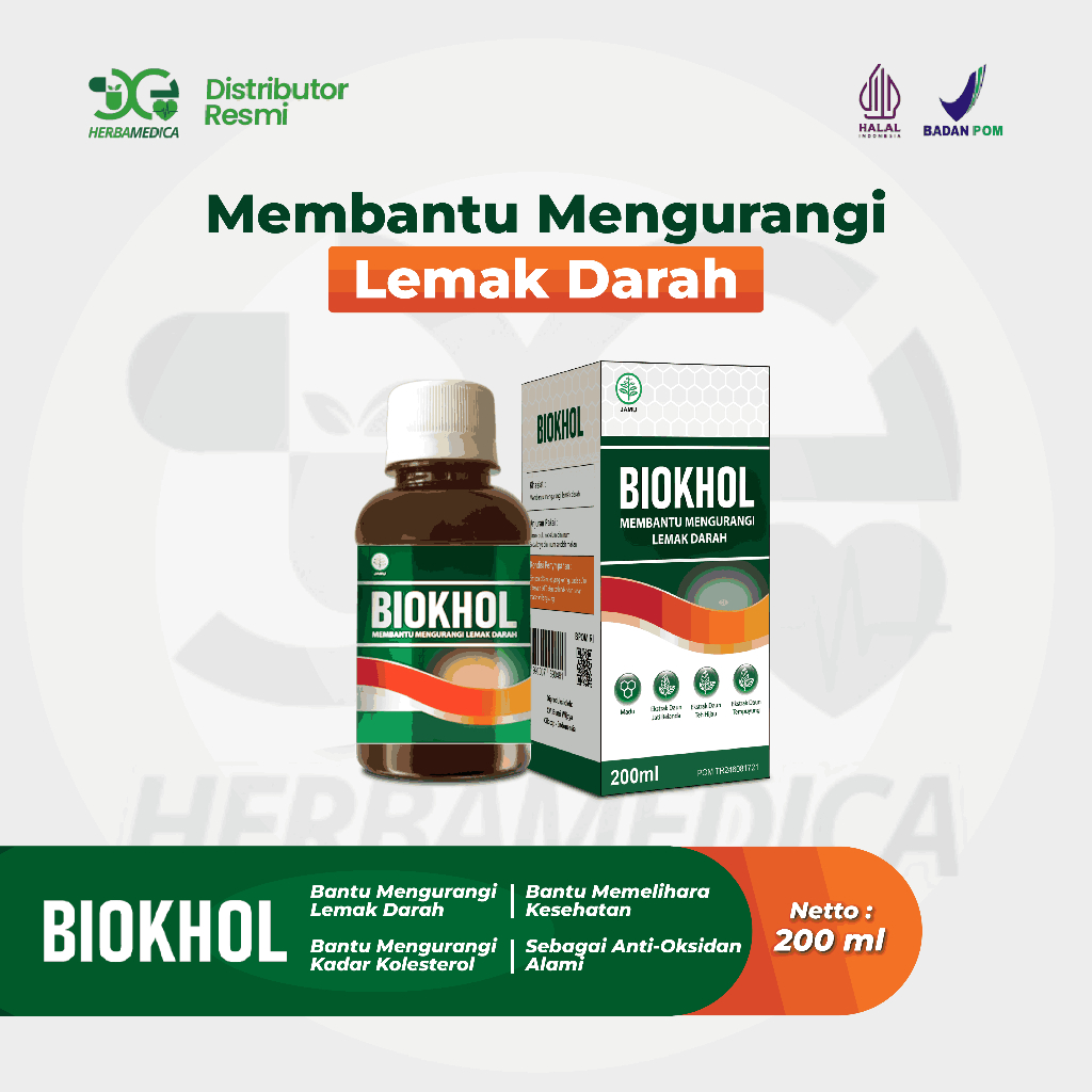 

5 Box Biokhol Madu Berkhasiat Mengurangi Lemak Darah Trigliserida Kolesterol Jantung Imunitas Tubuh