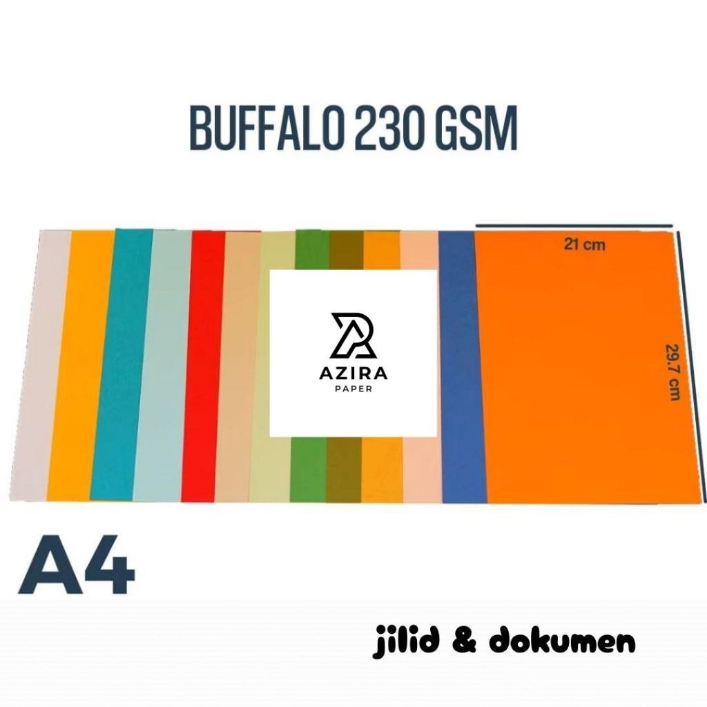 

Kertas Buffalo A4 isi 30 lembar / Kertas Cover Buffalo A4 / Kertas Cover Jilid A4