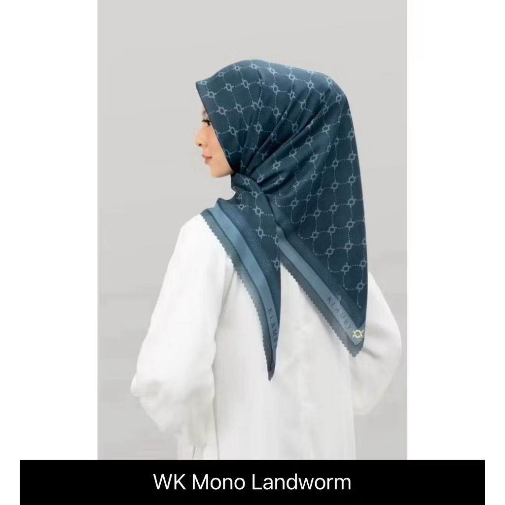 Scarf WK monogram London NEW