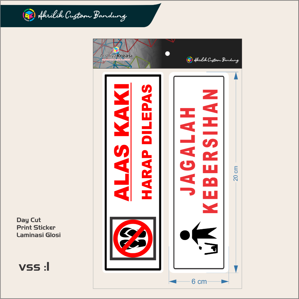 

STICKER PACK ALAS KAKI DAN JAGALAH KEBERSIHAN V.1