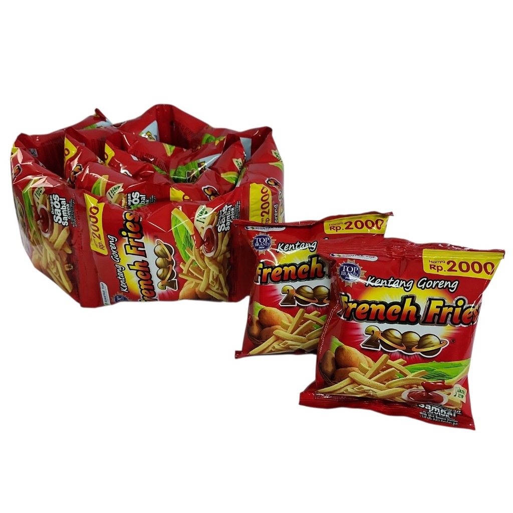 

French Fries 2000 Medium Size RENCENG - Netto 14 gram x 10 bks