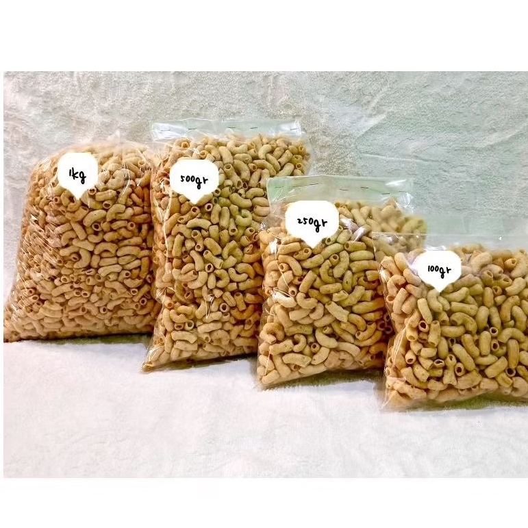 

Camilan makaroni bantet mekar kress 100gram asin gurih renyah enak