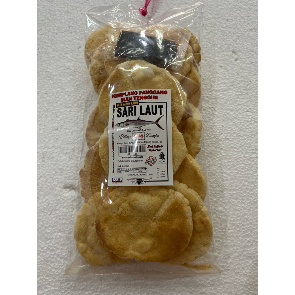 

Kemplang panggang rasa ikan merk Sari Laut