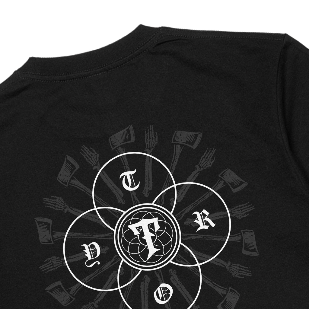 Troy Company Tshirt Black Axe - Kaos Hitam Lengan Pendek MT 3251