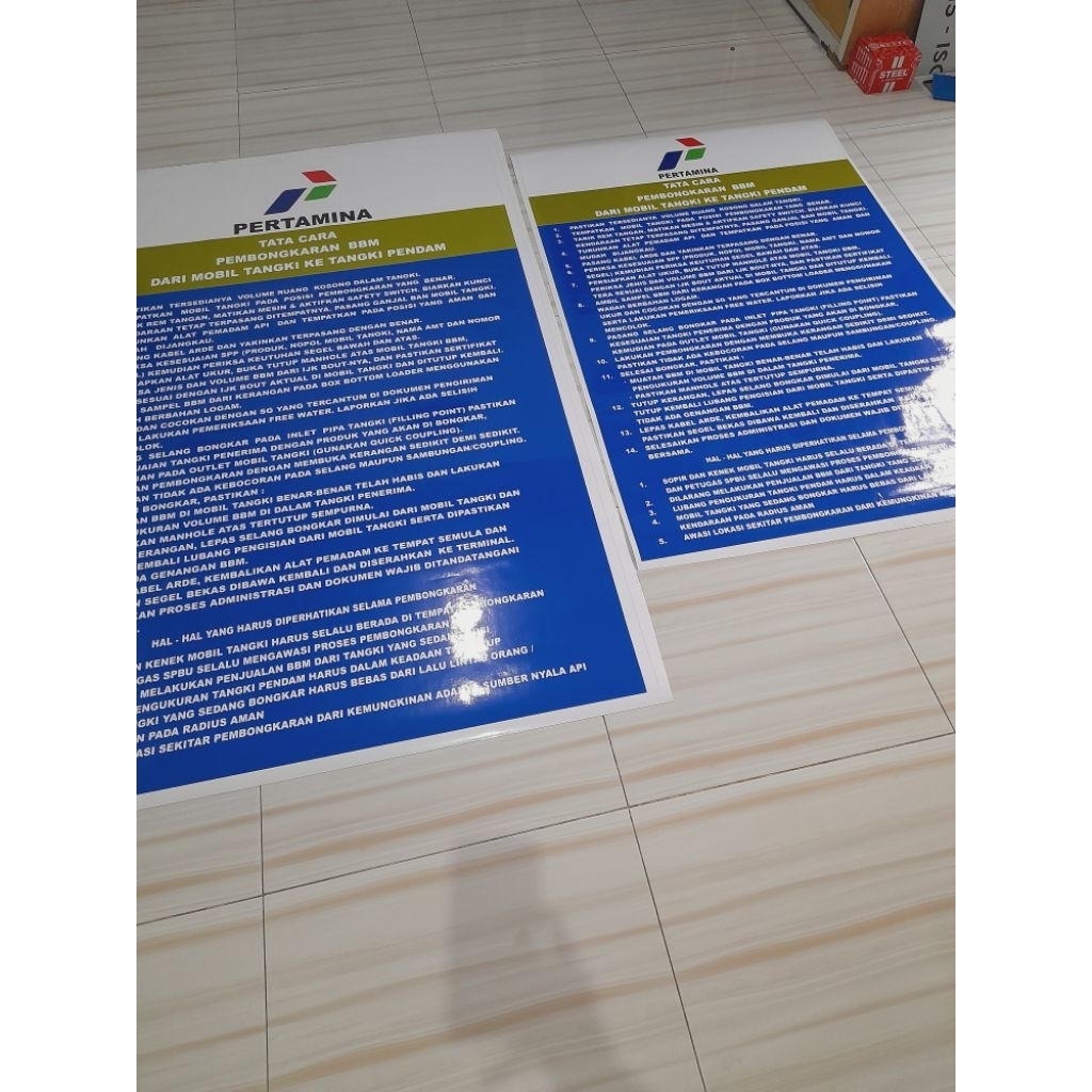 

Stiker Tata Cara Bongkar BBM