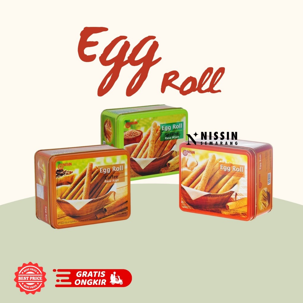 

Egg Roll Coffee Wijen Sasame Original 300 gr Monde Egg Roll Kopi Wijen Ori Kaleng 300 gr