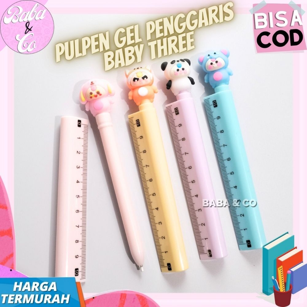 

PEN GEL BABY THREE PENGGARIS LUCU IMUT PULPEN PENGGARIS BABY THREE UNIK MURAH GROSIR PULPEN GEL BABY THREE PENGGARIS 10cm