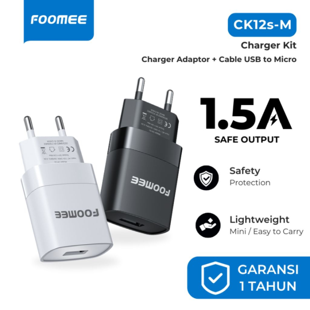 Foomee travel charger CK12s-M