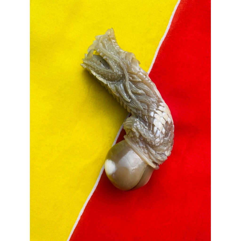 HULU KERIS PUSAKA tanduk bule model NAGA untuk keris 35-40cm | deder keris | handle keris | gagang k