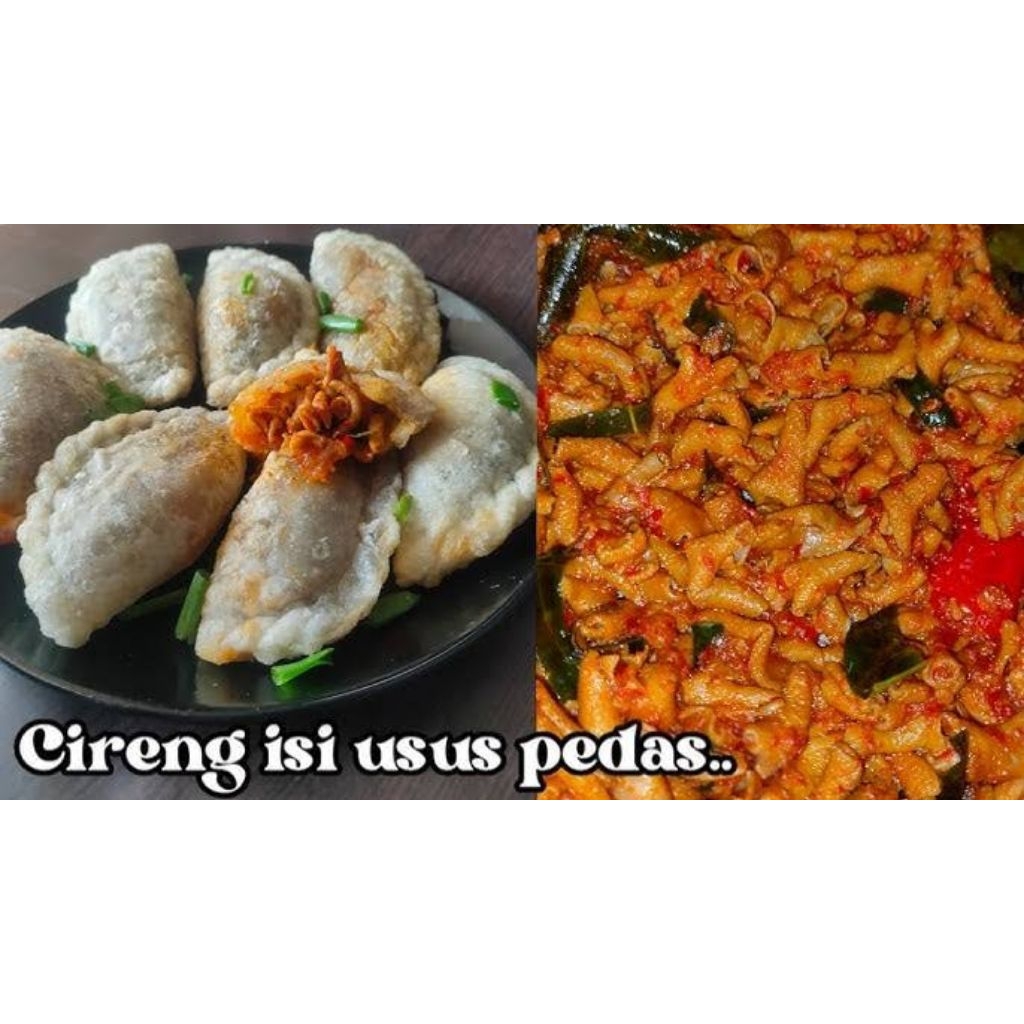 

cireng isi usus pedas mercon isi 6biji cireng isi Frozen kedai zecha