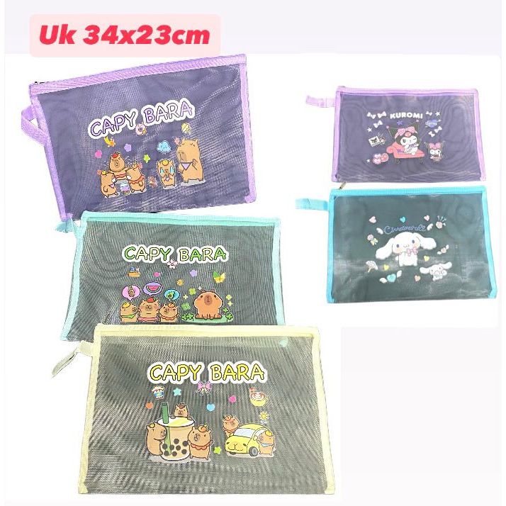 

Map Zipper Sleting Jaring / Zipper Bag