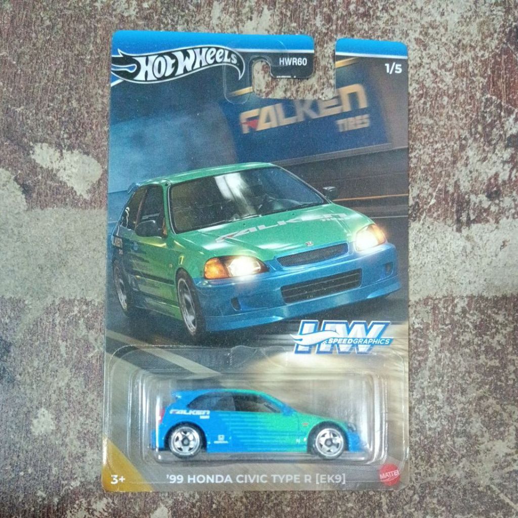 Hotwheels 99 Honda Civic Type R ( EK9 )