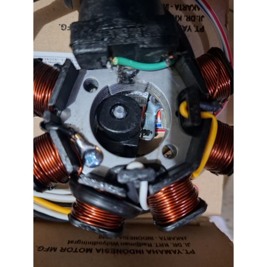 SPULL STATOR ASSY FIZ R FORCE 1 ORIGINAL YAMAHA KODE 1FD