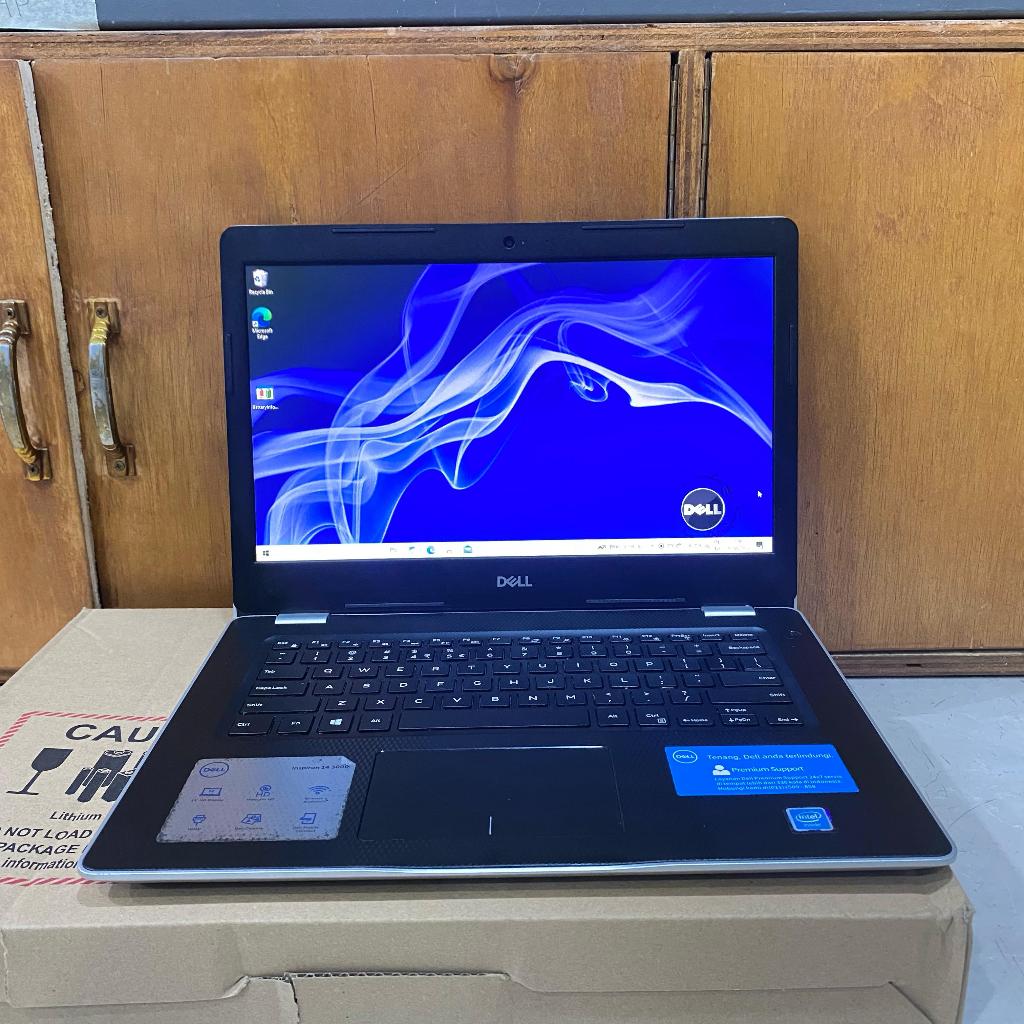 LAPTOP SECOND,Laptop Dell Inspiron 3482, Mulus, Lengkap, Black Silver