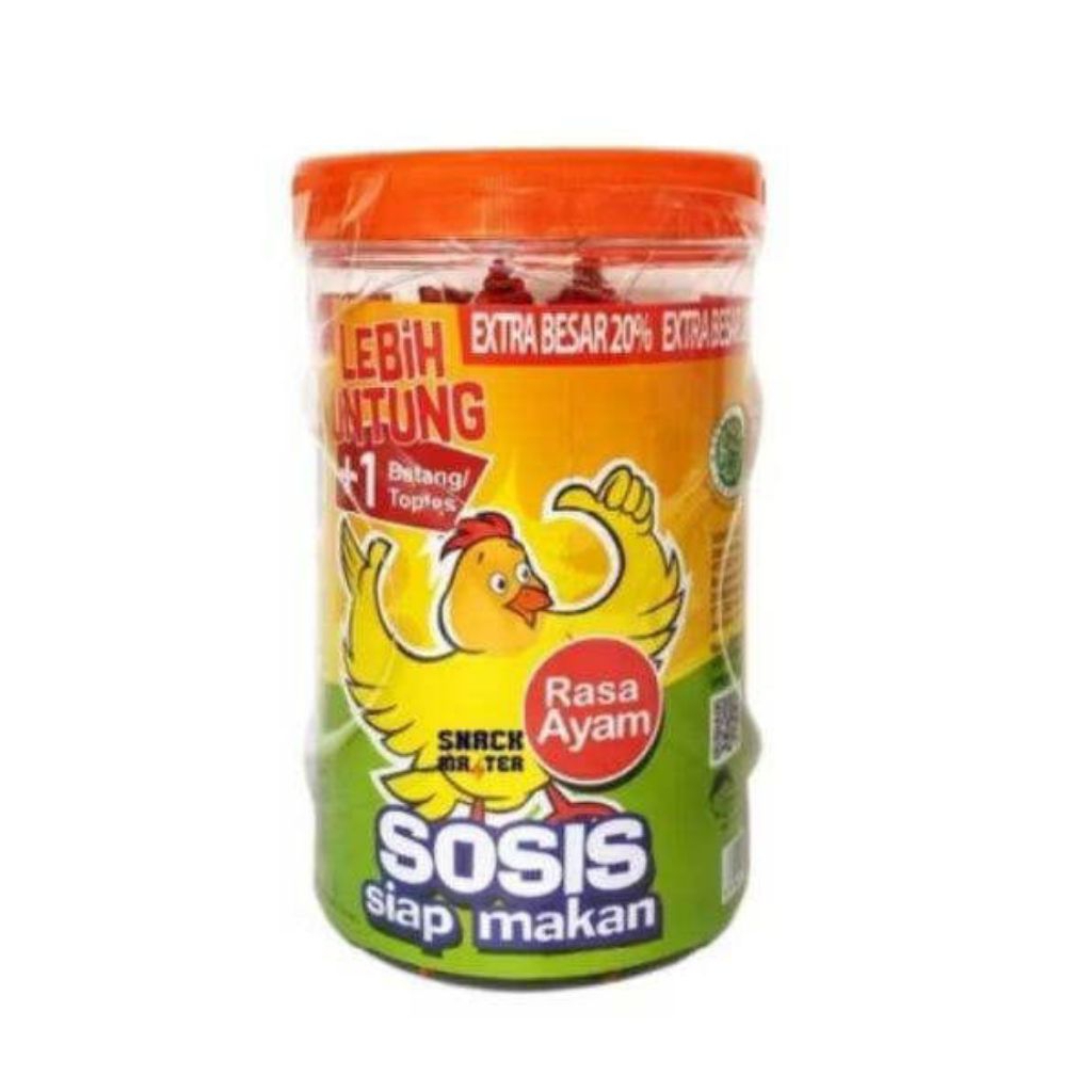 

[Eceran] Sosis So Nice 1 Toples isi 24pcs+1pcs (bonus)| makanan siap saji