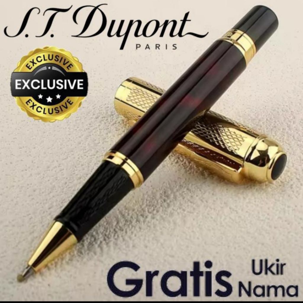 

Ballpoint Mewah Exlusive St Dupont Roller Ball Sign Pen Gratis Grafir Nama Dan Box Exlusive