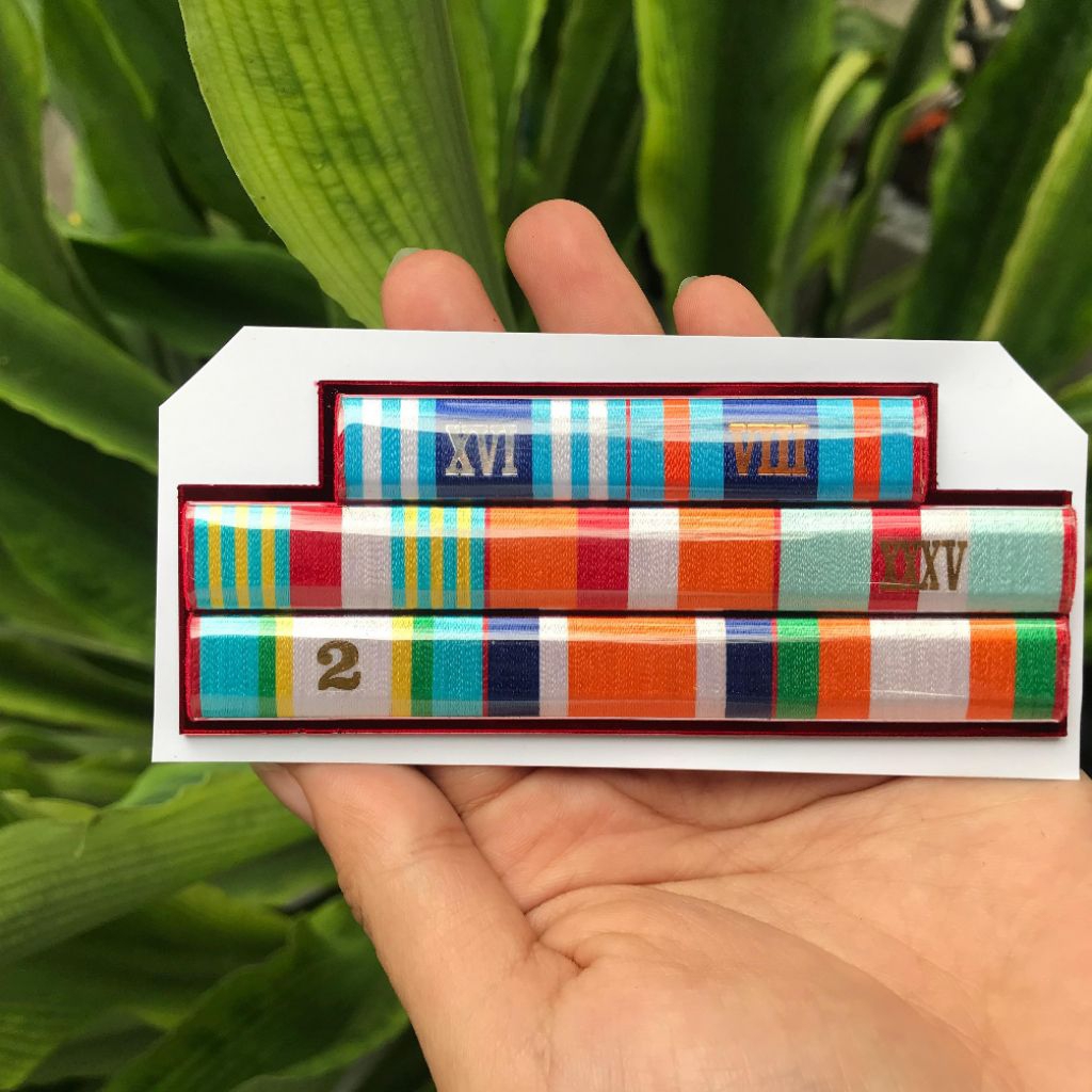 Set PITA PDH TANDA JASA, TANDA KEHORMATAN, SATYA LENCANA TNI untuk Satgas Luar Negeri (costum)