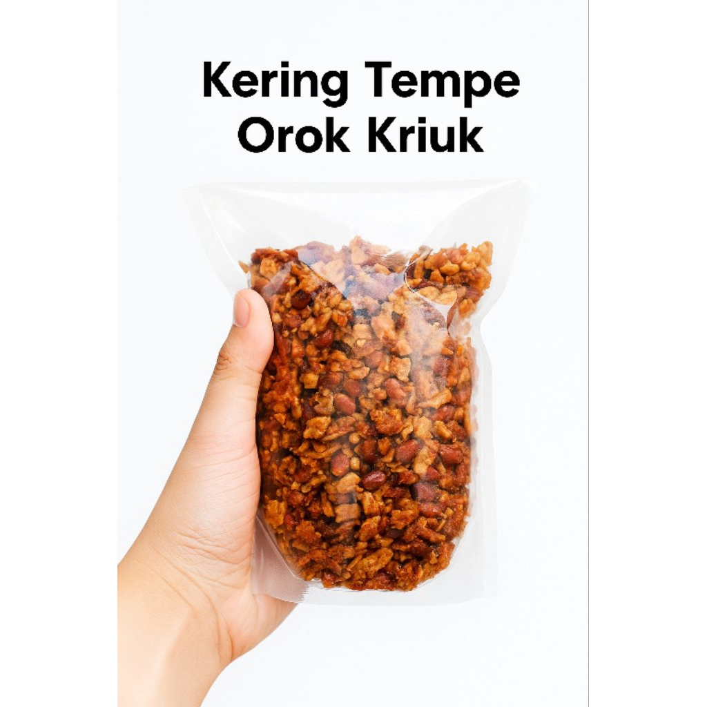 

Kering Tempe Orok Gurih Renyah | Lauk Kering Tahan Lama | Tempe Orek Mini Kriuk