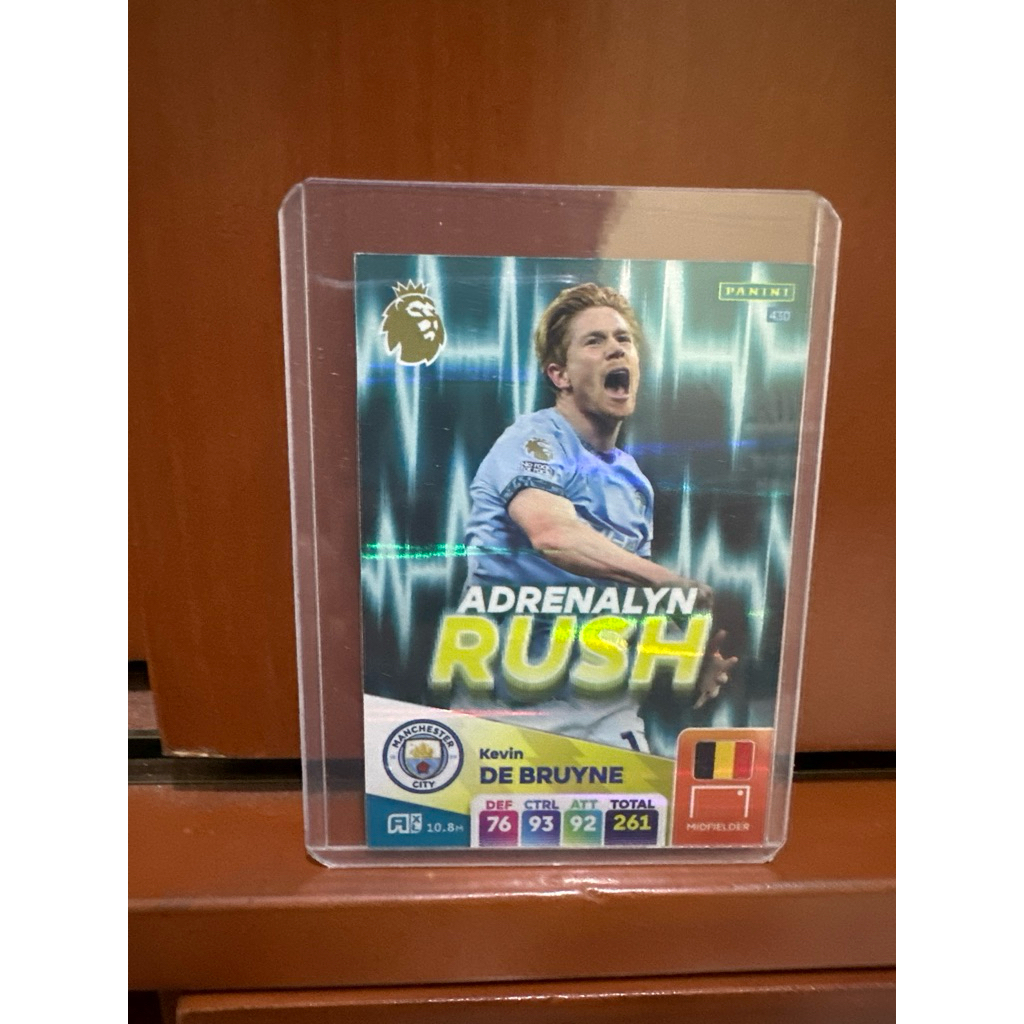 kartu bola adrenalyn kevin de bruyne rush