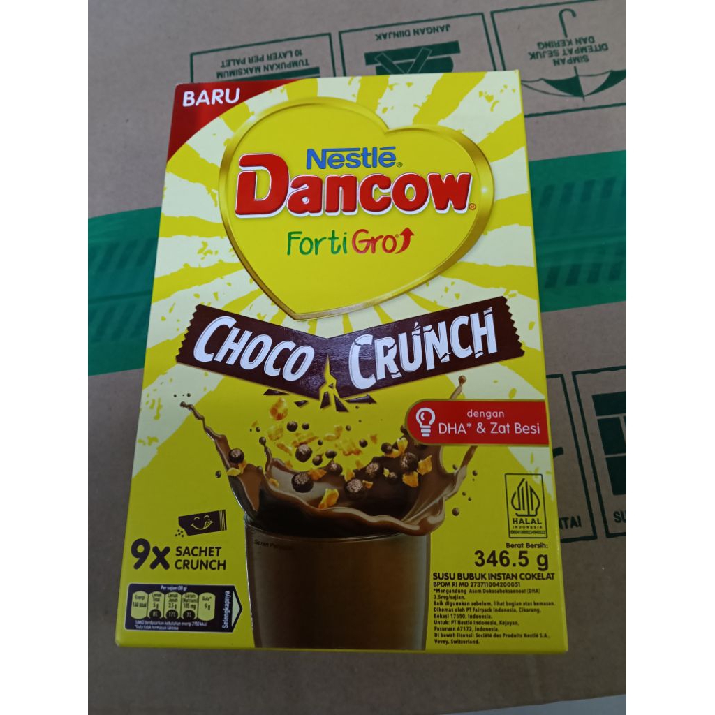 

Dancow FortiGro Susu Bubuk Instan Coklat Crunch 346.5g x 2
