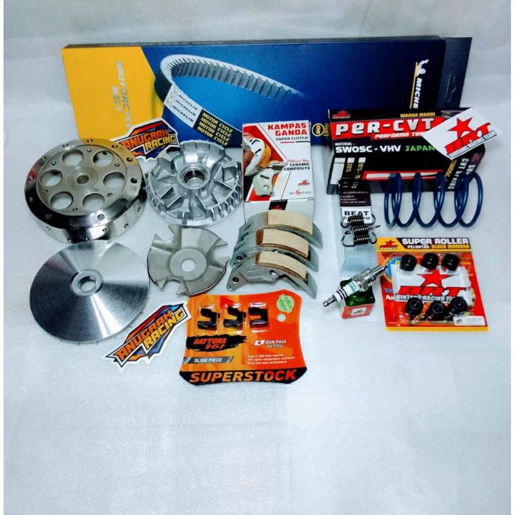 FULL UPGRADE CVT KIRIAN ANTI GREDEK ANTI LOYO 5TL YAMAHA MIO SPORTY SMILLE MIO SOUL FINO KARBU NOUVO