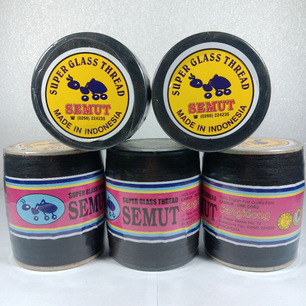 Benang Senar Gelasan Tasi Layangan Cap Semut 0,28 Klos 6000 Yard