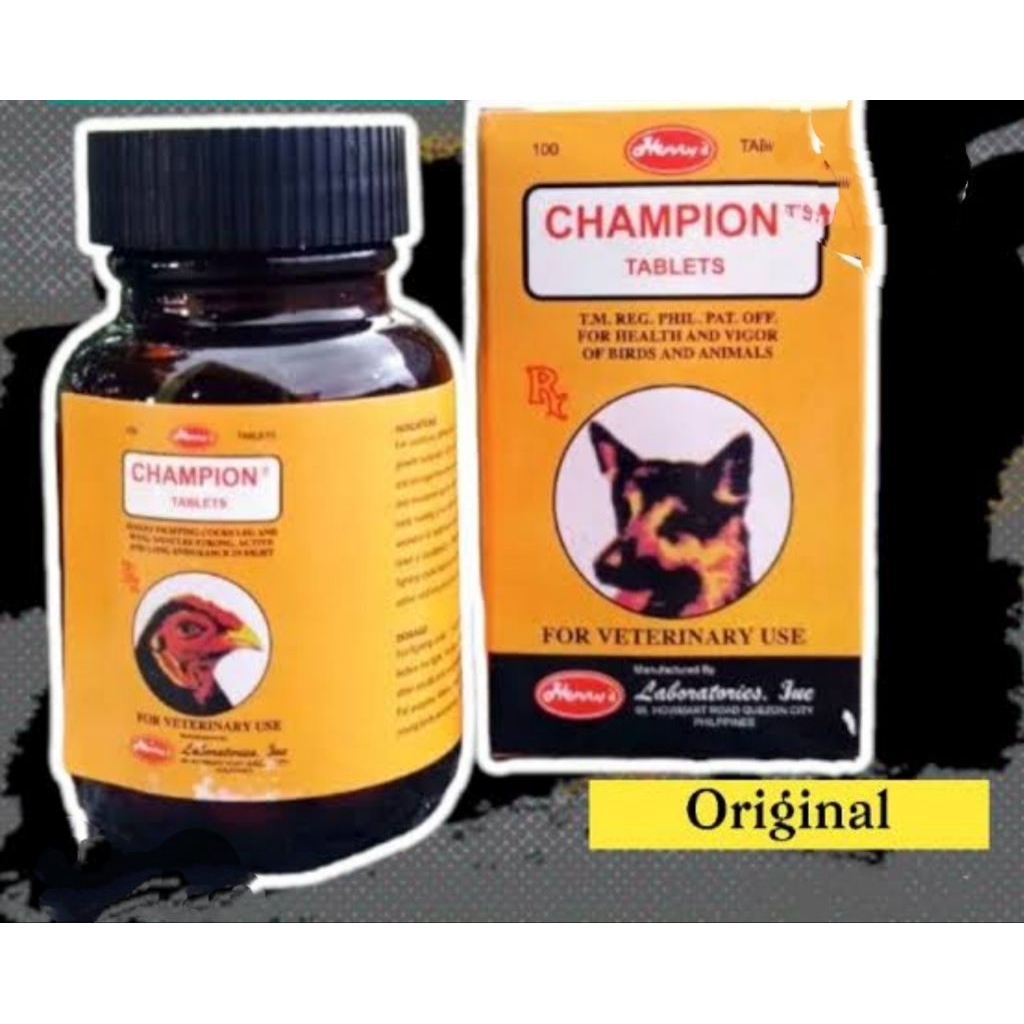 CHAMPION VITAMIN STAMINA AGRESIF AYAM DAN ANJING