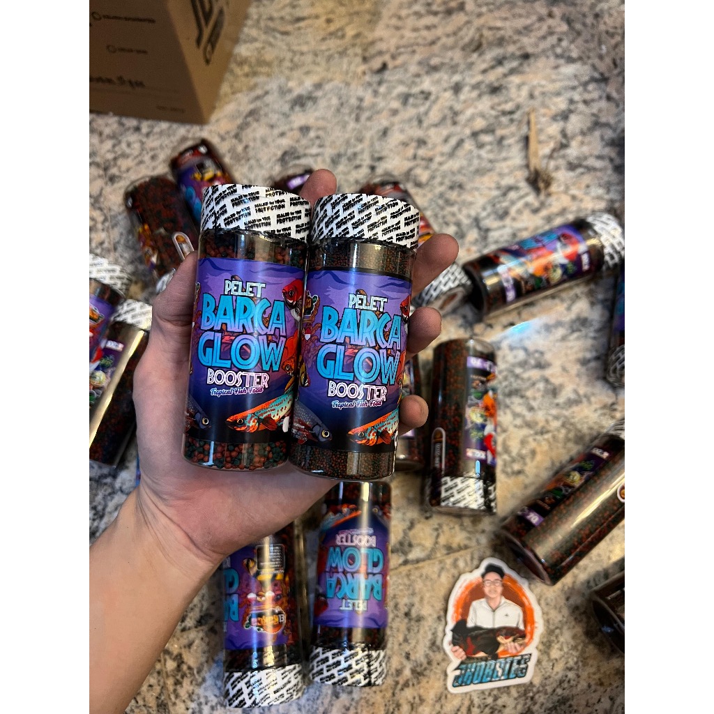 Pelet Tropical Fish BARCA GLOW BOOSTER pakan ikan hias kecil baby channa betta cupang cichlid