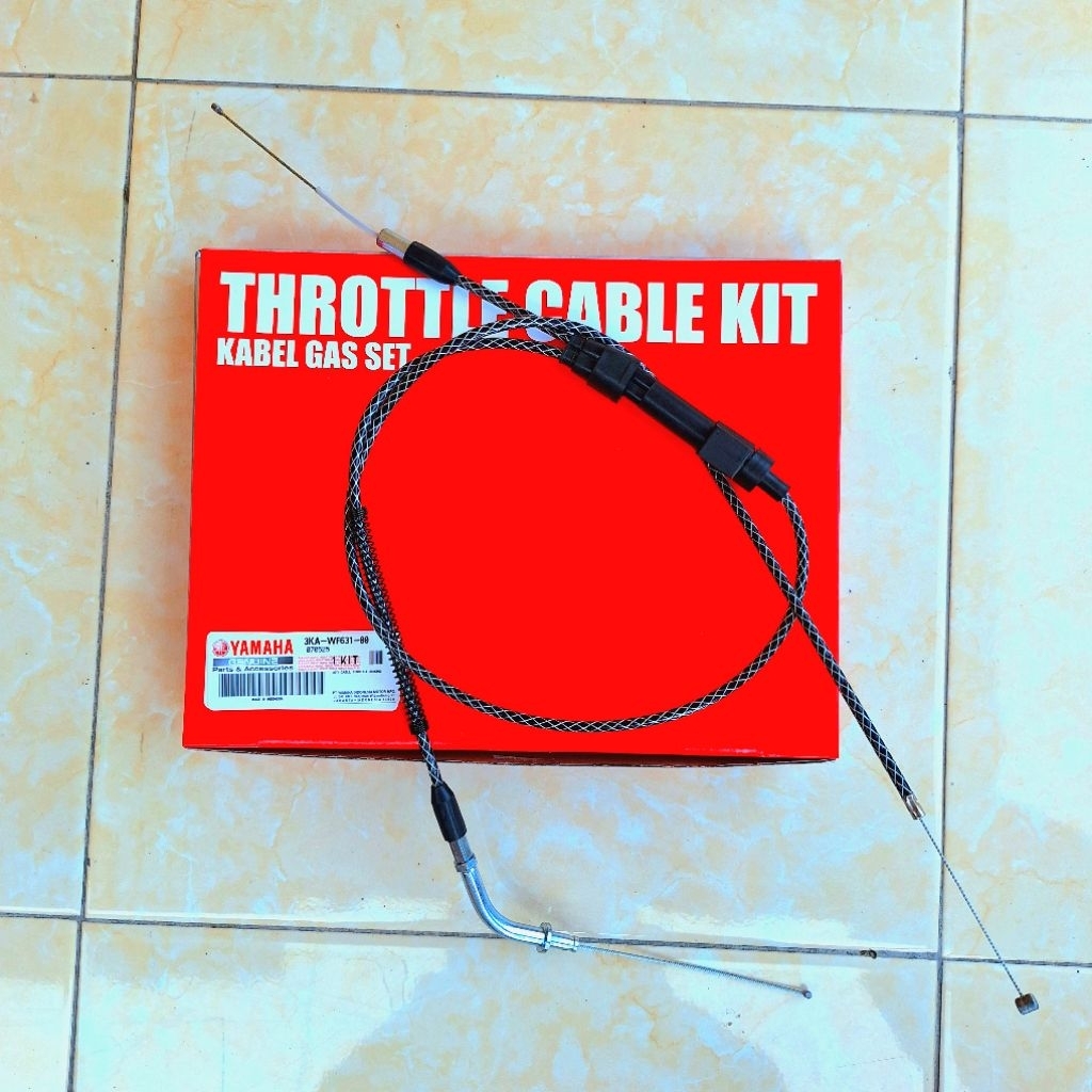 KABEL GAS SPONTAN KARBON RXKING | KABEL GAS FULL KARBON CABANG 2 KABEL PNP RXKING UNTUK GAS SPONTAN