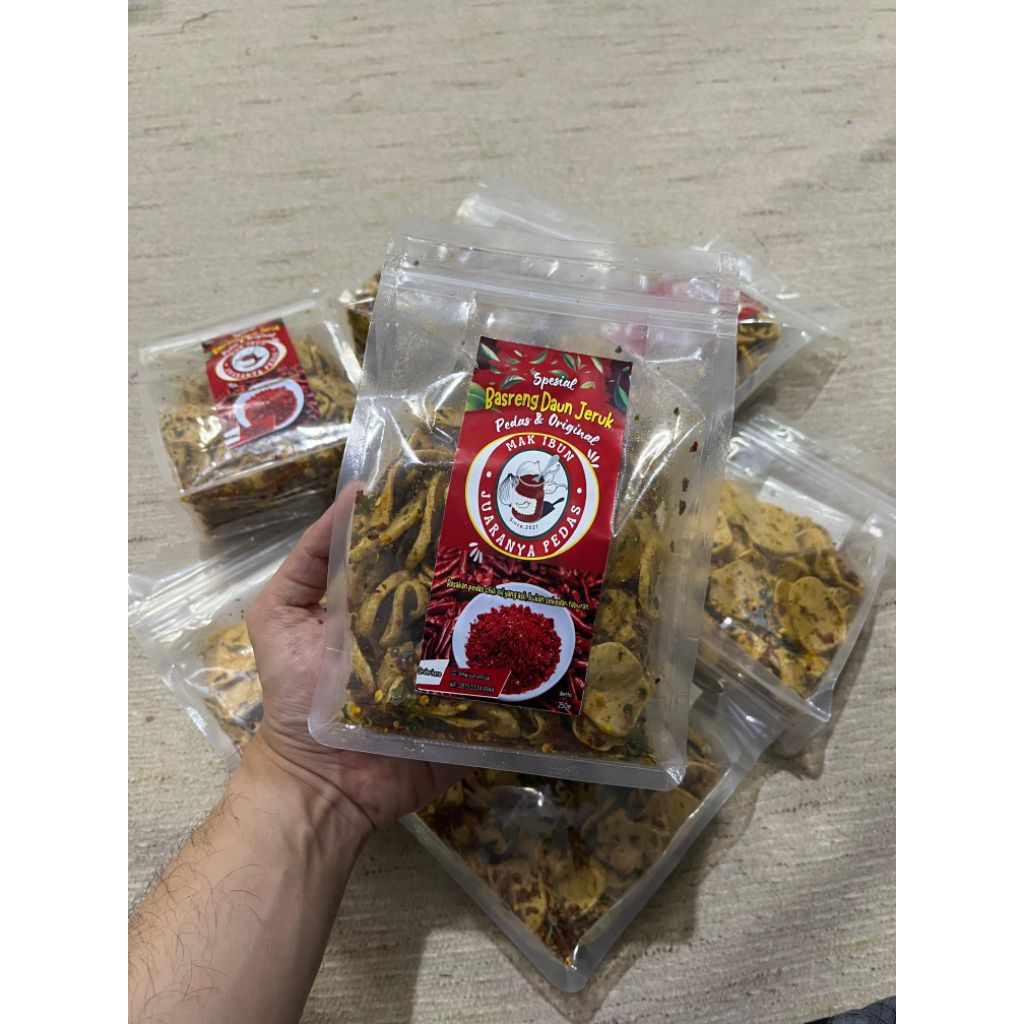 

Basreng Pedas Daun Jeruk