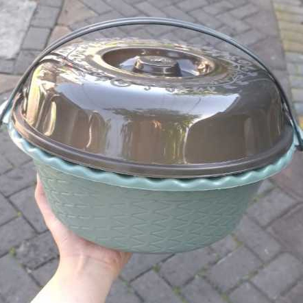 12PCS Rantang susun bulat rantang hajatan besar rantang plastik rantang piknik souvenir berkatan sel