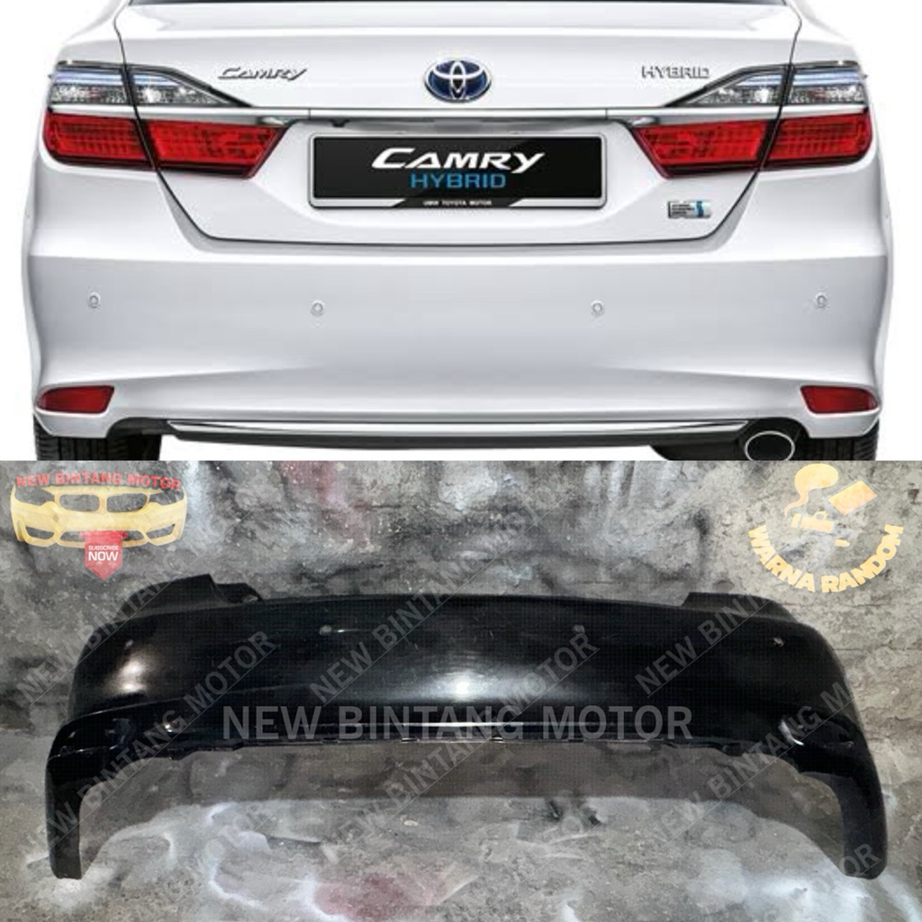 Bumper belakang toyota camry hybrid facelift 2015 2016 original