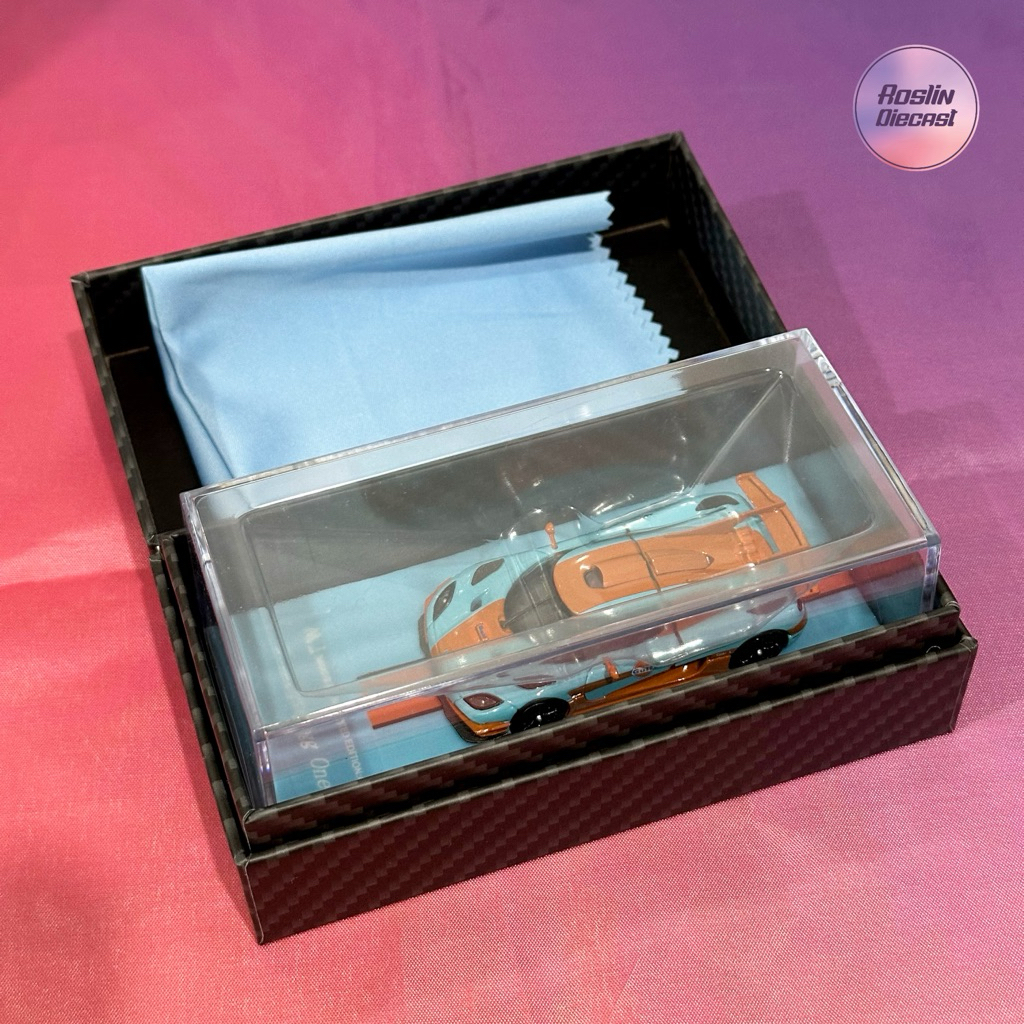 Diecast 1:64 MJ Model 1:64 Koenigsegg One:1 3 versions Gulf