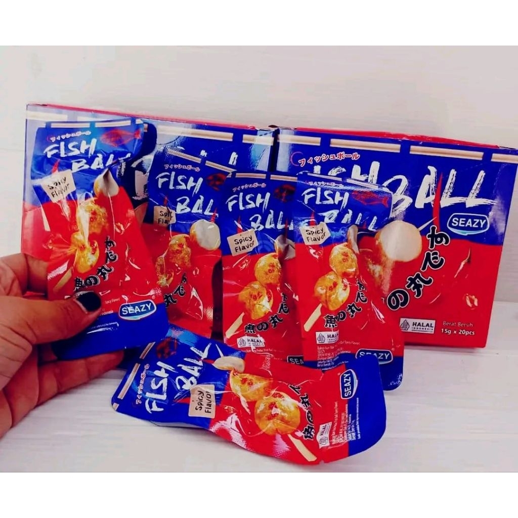 

seazy snack fish ball baso pedas isi 20pcs