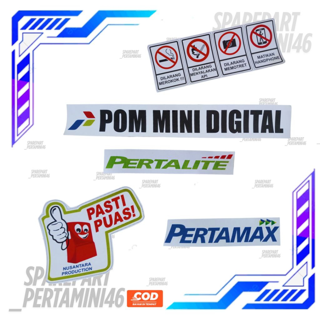 

Stiker Set 2 Nozzle Pertalite Dan Pertamax Pom Mini Digital