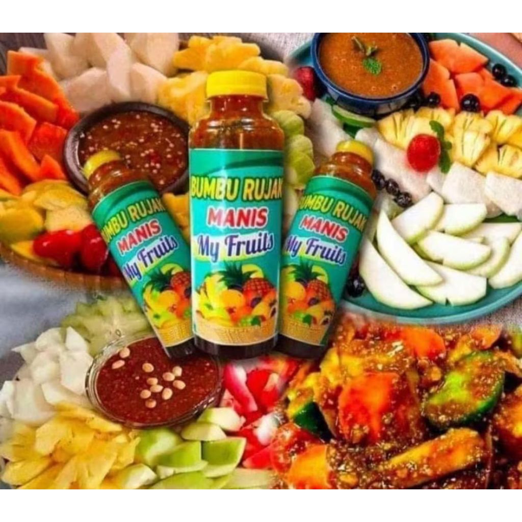

￼bumbu rujak manis 335gram/rujak buah rujak pedas manis
