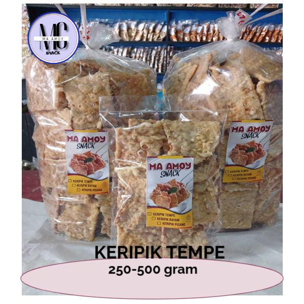 

Keripik Tempe Goreng 500 gram Renyah Siap Makan