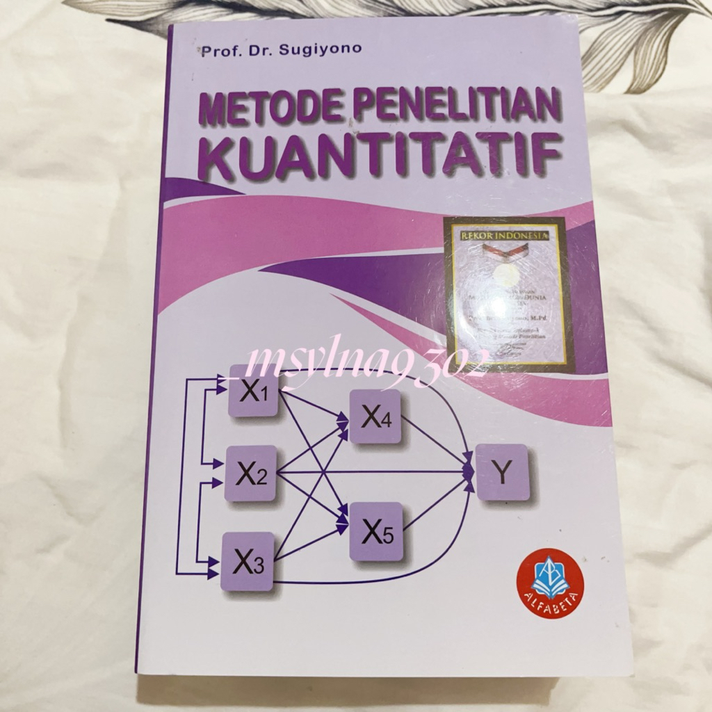 BUKU METODE PENELITIAN KUANTITATIF SUGIYONO 2022