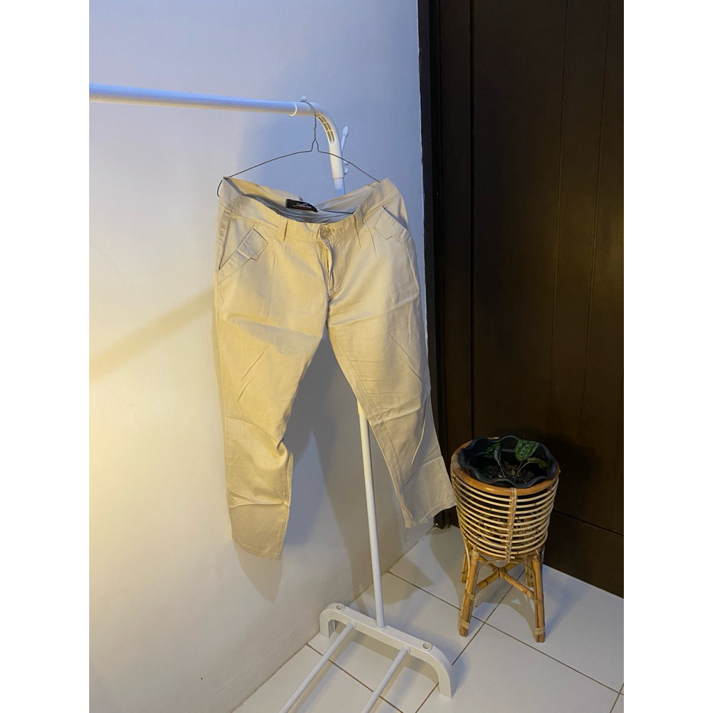 Celana Panjang Kantor Wanita Cream