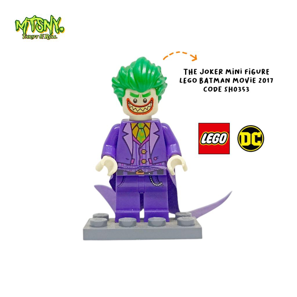 Mainan Koleksi The Joker Mini Figure SH0353 The Lego Batman Movie 2017 Pajangan Dekorasi Vintage