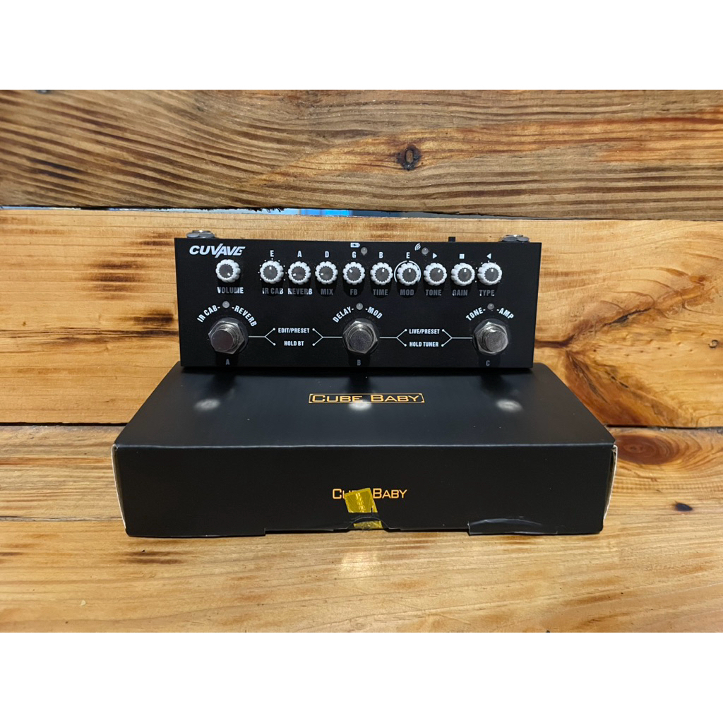 cuvave cube baby efek guitar dan soundcard second