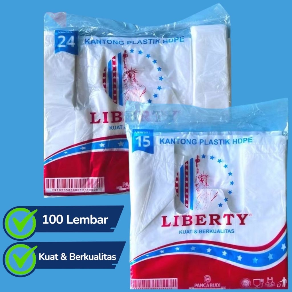 Kantong kresek HDPE Liberty / Kantong kresek /Kresek Multiguna / Kantong Kresek HDPE