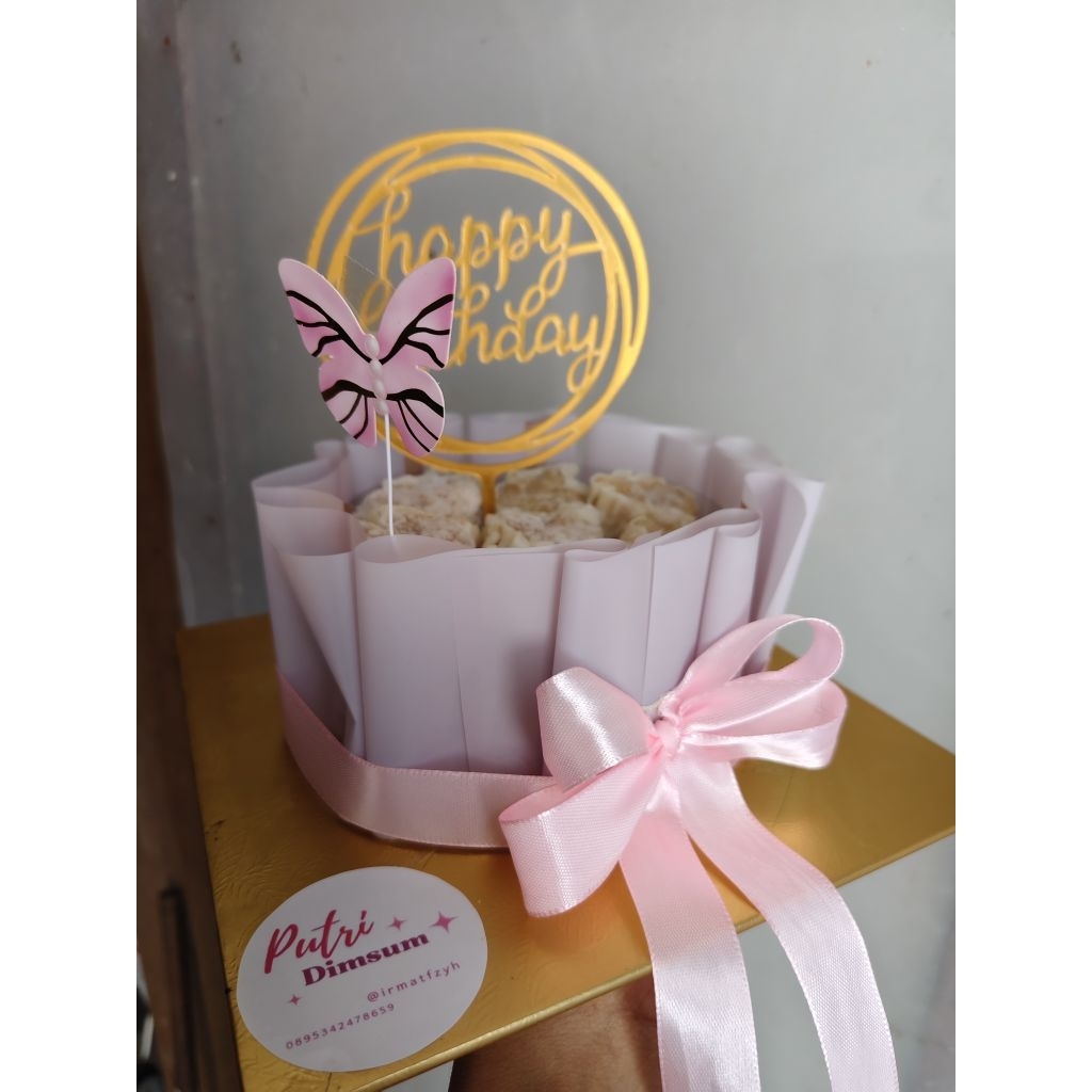 

Dimsum Cake buket sederhana