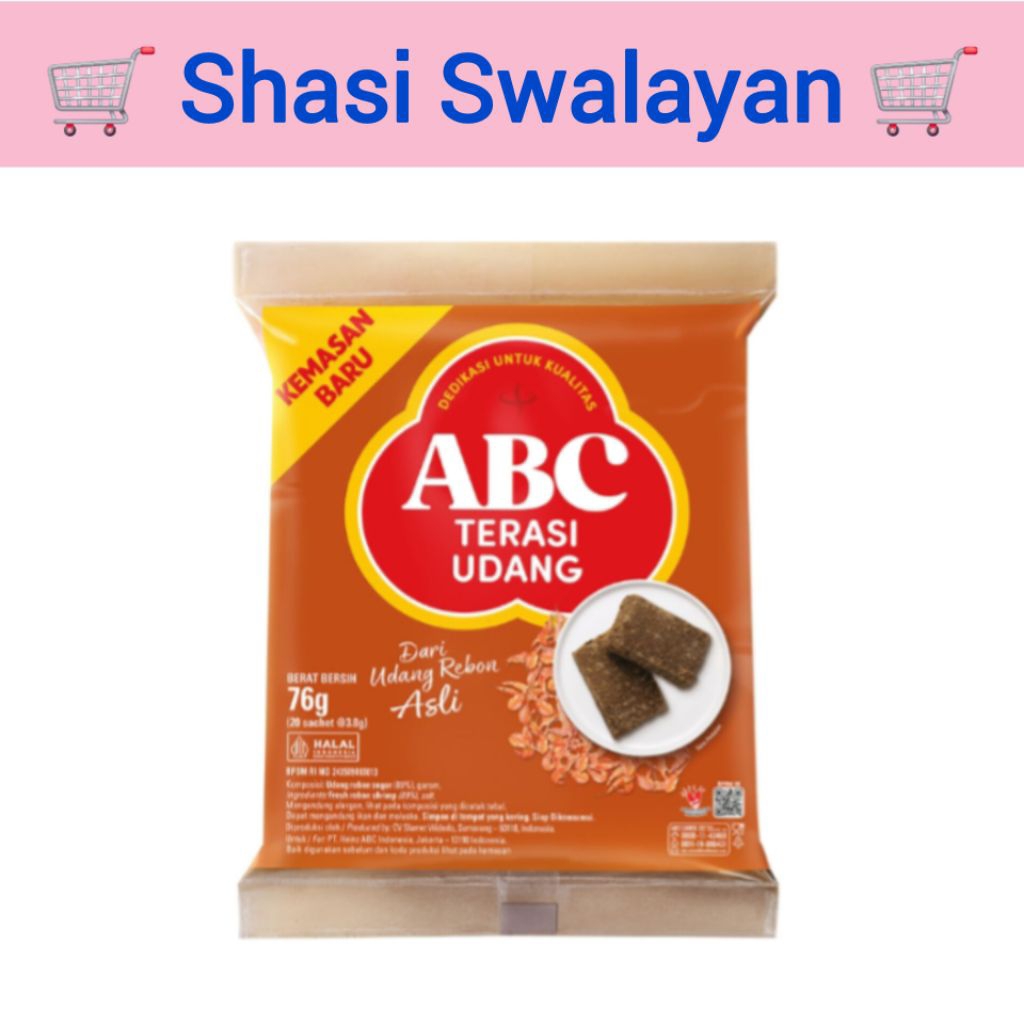 

ABC Terasi Udang 20 pcs x 3.8 g