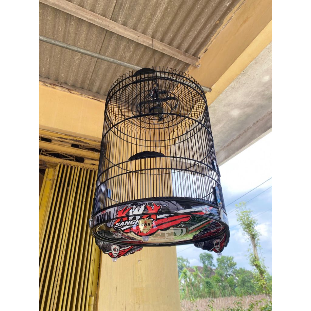 SANGKAR MURAI KWK DECAL PREMIUM TEBOK PVC || NO 2 58cm